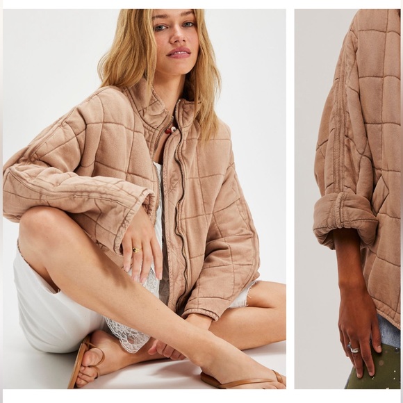 Free People Dolman Quilted Knit Jacket - Picture 4 of 6